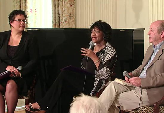 Rita Dove and Billy Collins at the White House Poetry Workshop